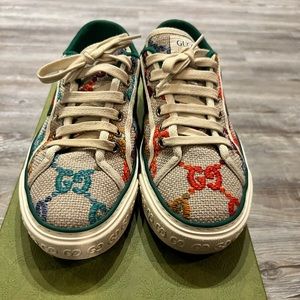 Gucci colorful G’s canvas shoes